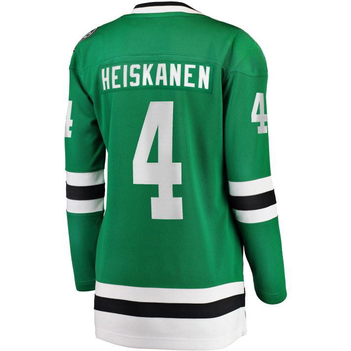 Miro Heiskanen Home #4 Green Women's Hockey Jersey