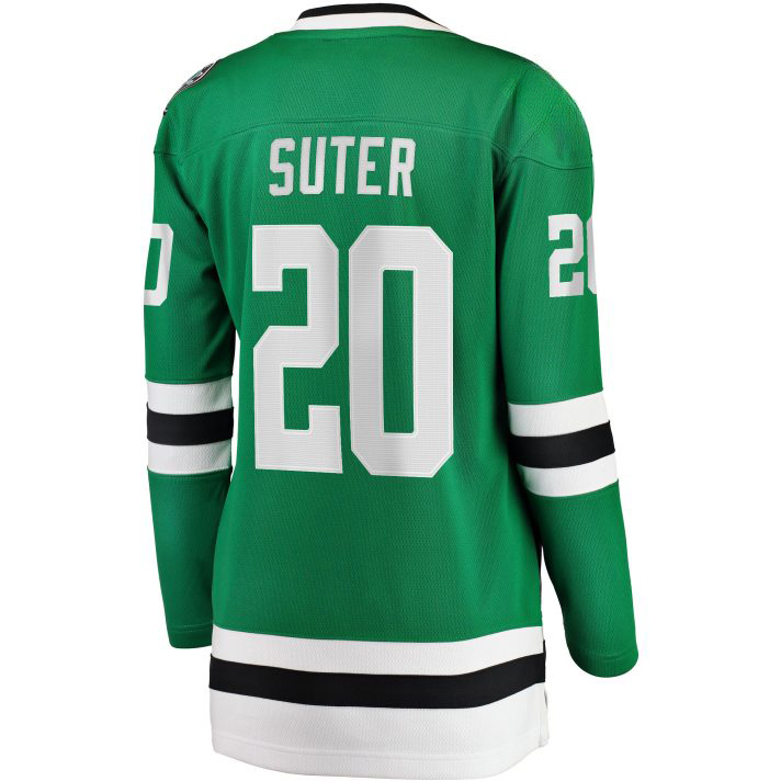 Ryan Suter Home #20 Green Women's Hockey Jersey