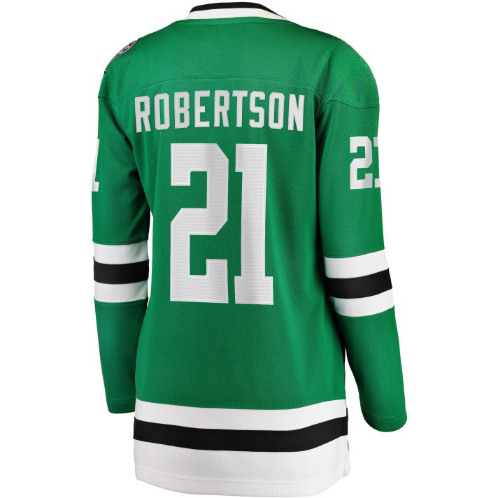 Jason Robertson Home #21 Green Women's Hockey Jersey