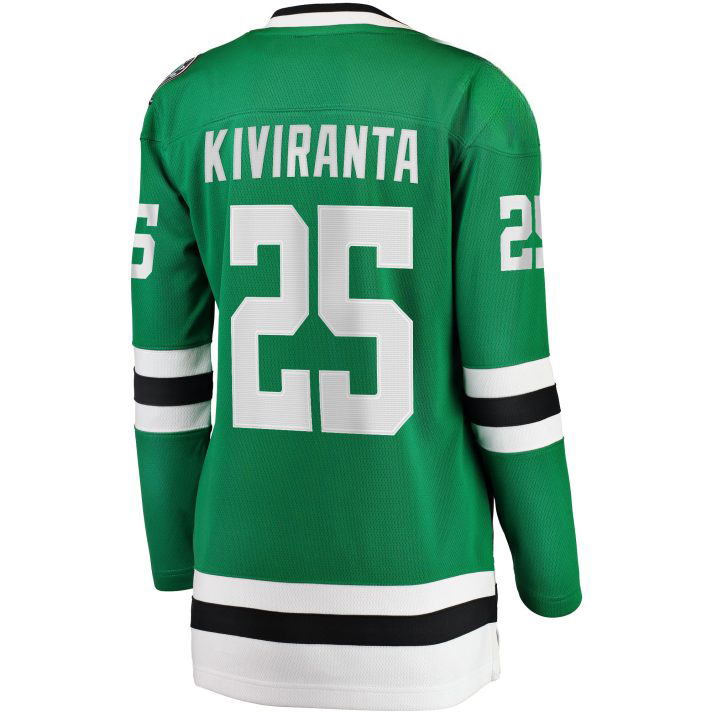 Joel Kiviranta Home #25 Green Women's Hockey Jersey