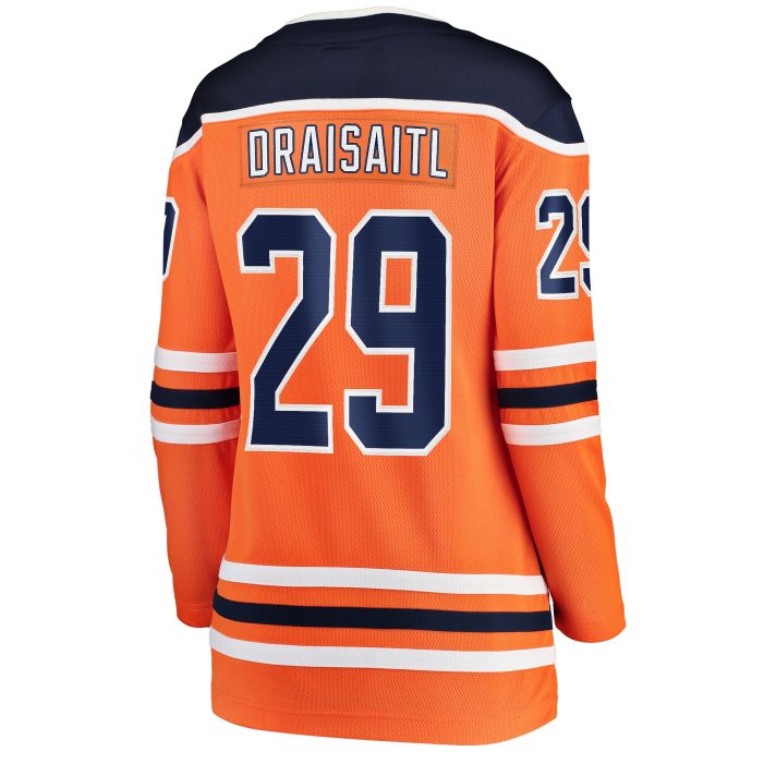 Leon Draisaitl Home #29 Orange Women's Hockey Jersey