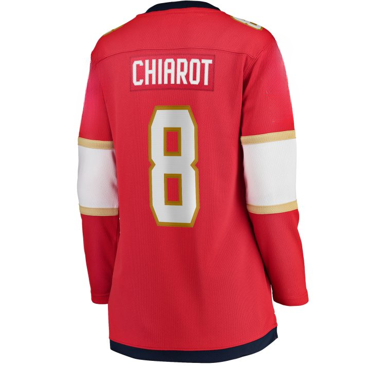 Ben Chiarot Home #8 Red Women's Hockey Jersey