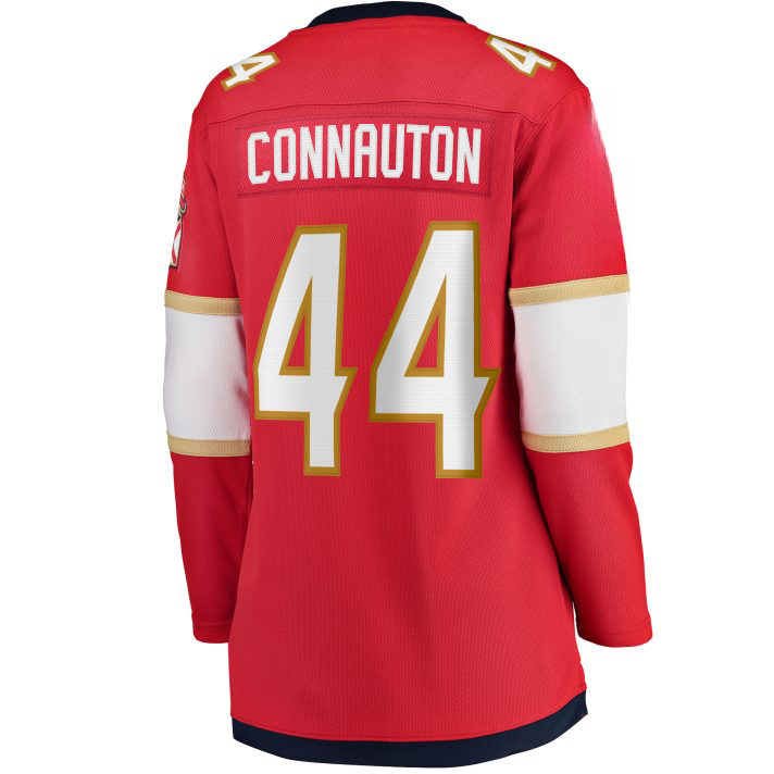 Kevin Connauton Home #44 Red Women's Hockey Jersey