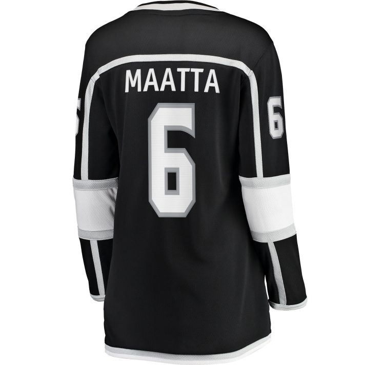 Olli Maatta Home #6 Black Women's Hockey Jersey