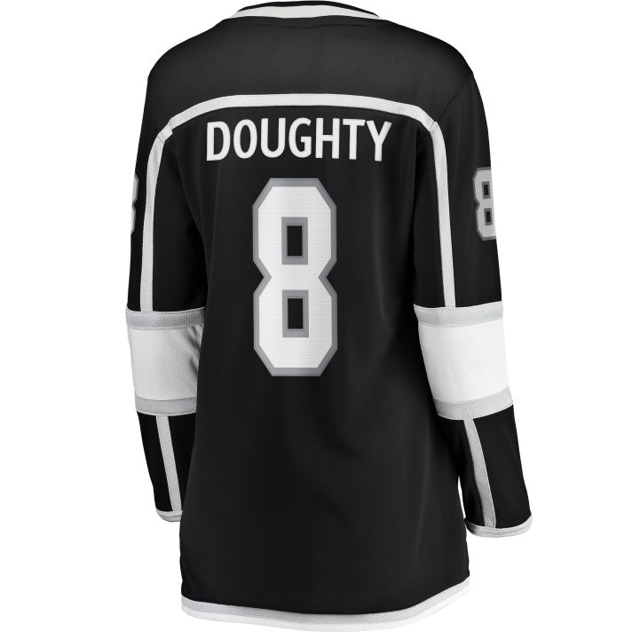 Drew Doughty Home #8 Black Women's Hockey Jersey