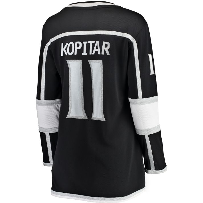 Anze Kopitar Home #11 Black Women's Hockey Jersey