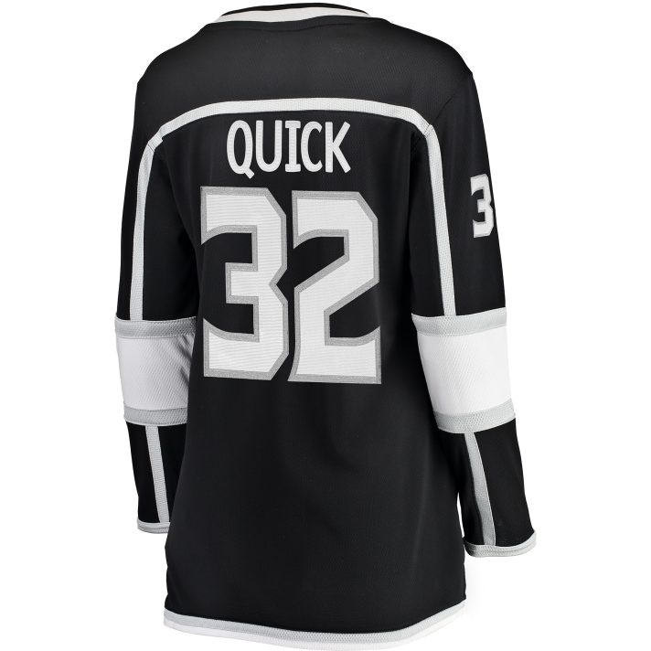 Jonathan Quick Home #32 Black Women's Hockey Jersey