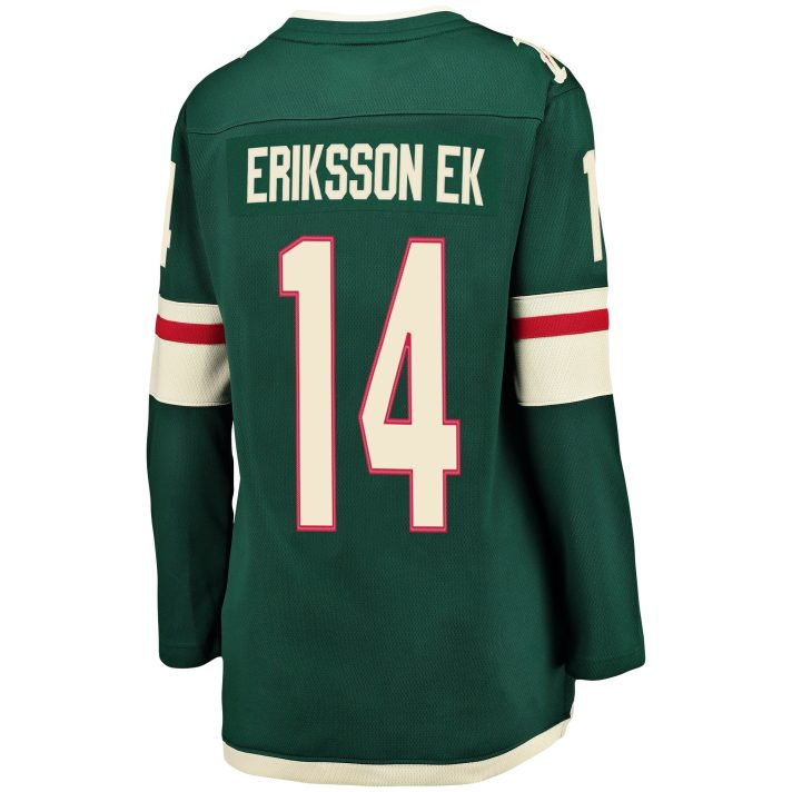 Joel Eriksson Ek Home #14 Green Women's Hockey Jersey