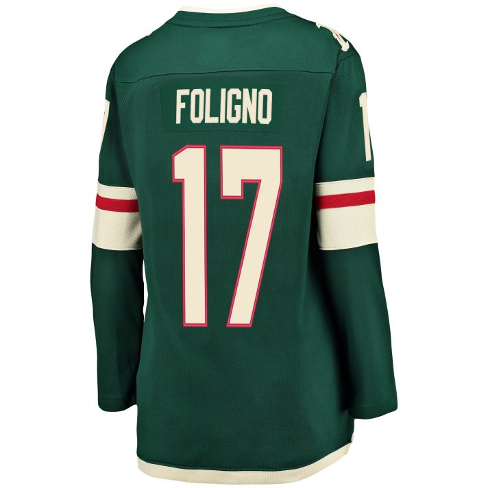 Marcus Foligno Home #17 Green Women's Hockey Jersey