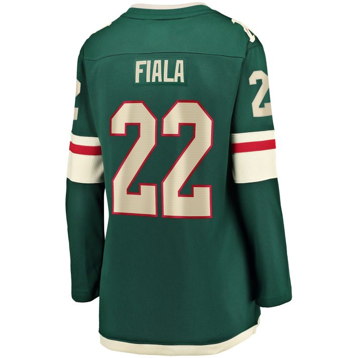 Kevin Fiala Home #22 Green Women's Hockey Jersey