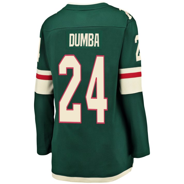 Matt Dumba Home #24 Green Women's Hockey Jersey