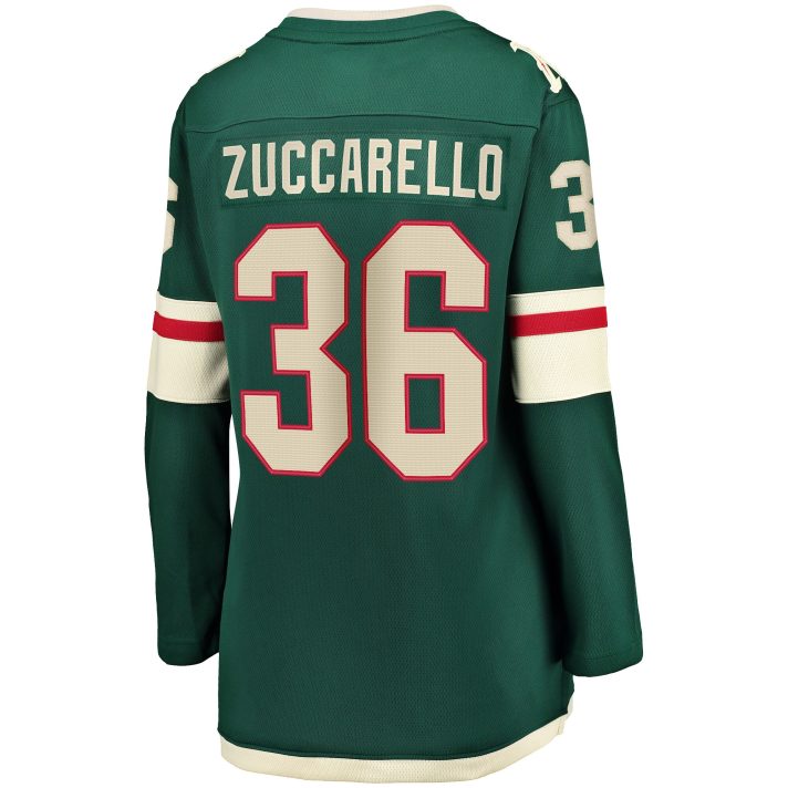 Mats Zuccarello Home #36 Green Women's Hockey Jersey