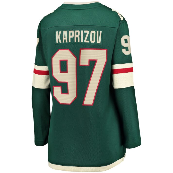 Kirill Kaprizov Home #97 Green Women's Hockey Jersey