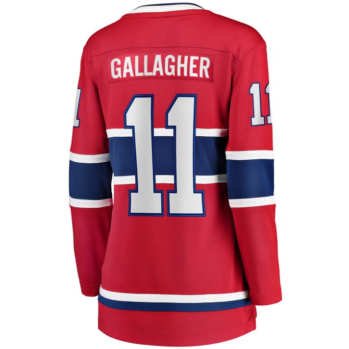 Brendan Gallagher Home #11 Red Women's Hockey Jersey