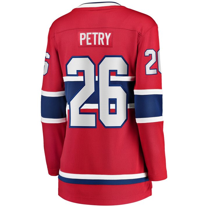 Jeff Petry Home #26 Red Women's Hockey Jersey