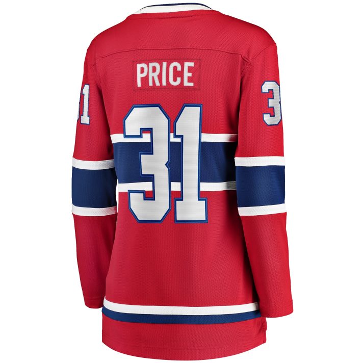 Carey Price Home #31 Red Women's Hockey Jersey