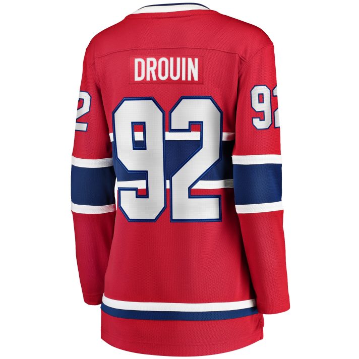 Jonathan Drouin Home #92 Red Women's Hockey Jersey