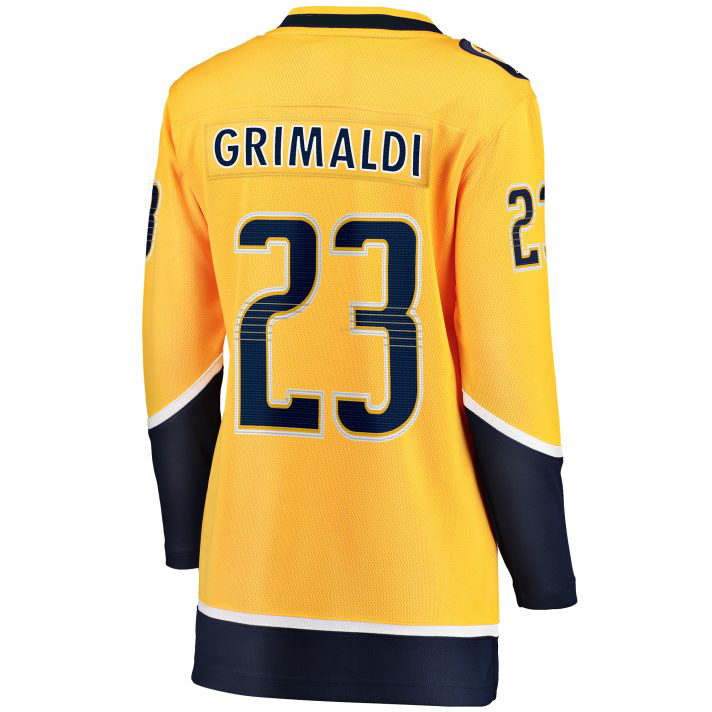 Rocco Grimaldi Home #23 Gold Women's Hockey Jersey