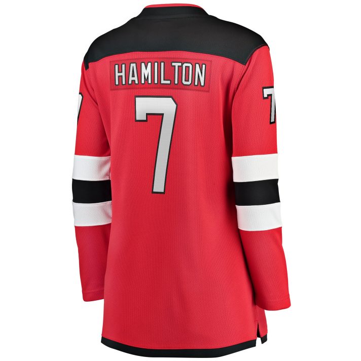 Dougie Hamilton Home #7 Red Women's Hockey Jersey