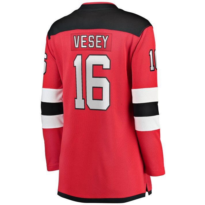 Jimmy Vesey Home #16 Red Women's Hockey Jersey