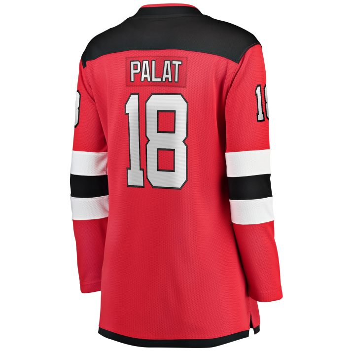 Ondrej Palat Home #18 Red Women's Hockey Jersey