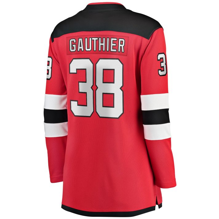 Frederik Gauthier Home #38 Red Women's Hockey Jersey