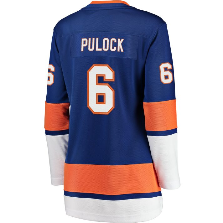 Ryan Pulock Home #6 Royal Women's Hockey Jersey