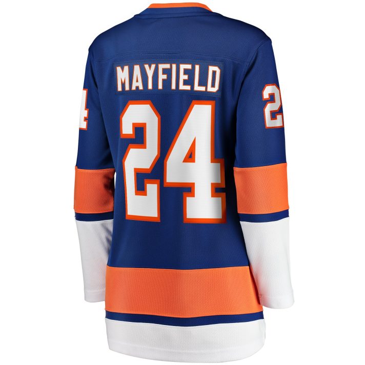 Scott Mayfield Home #24 Royal Women's Hockey Jersey