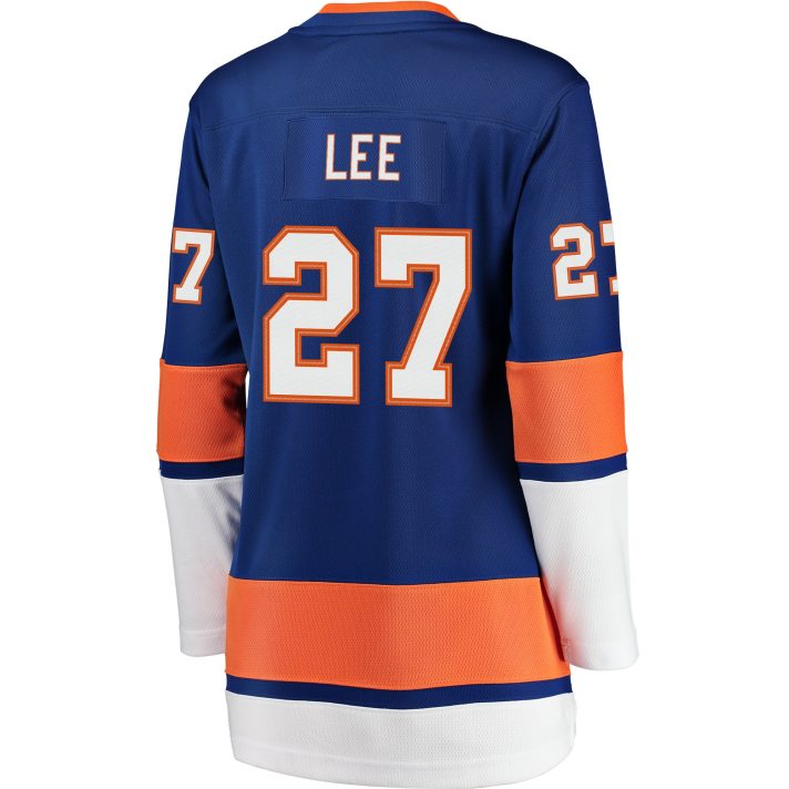 Anders Lee Home #27 Royal Women's Hockey Jersey