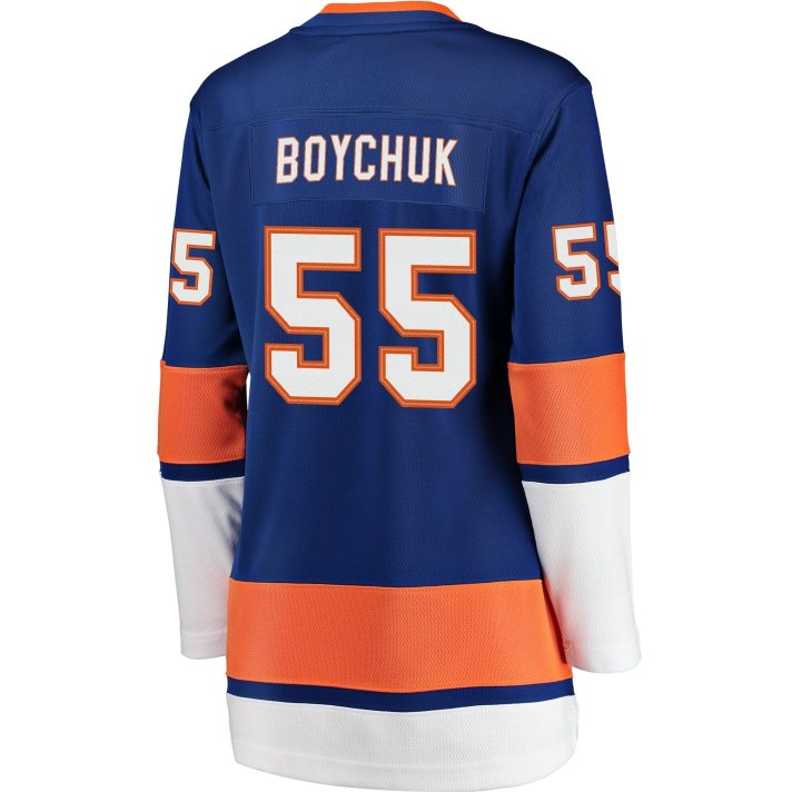 Johnny Boychuk Home #55 Royal Women's Hockey Jersey