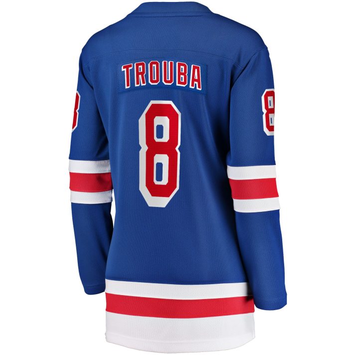 Jacob Trouba Home #8 Blue Women's Hockey Jersey