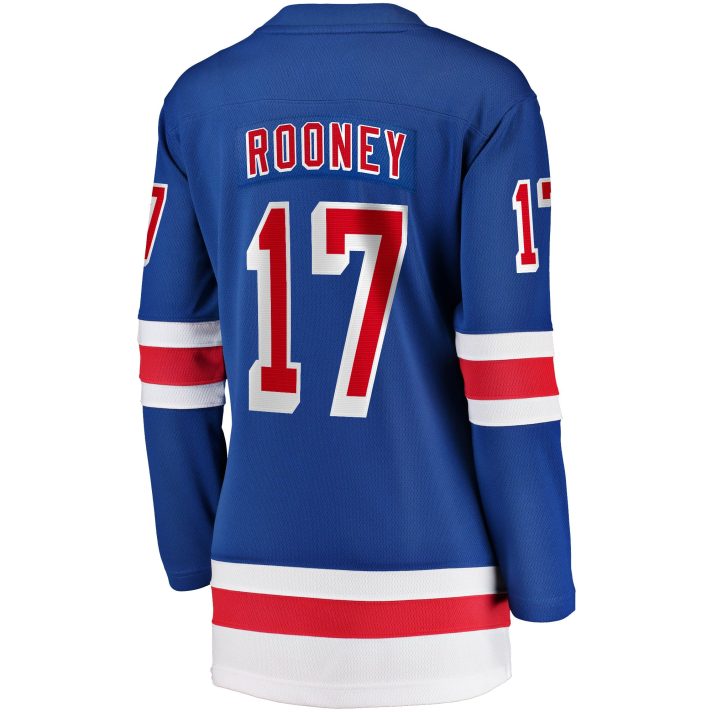 Kevin Rooney Home #17 Blue Women's Hockey Jersey