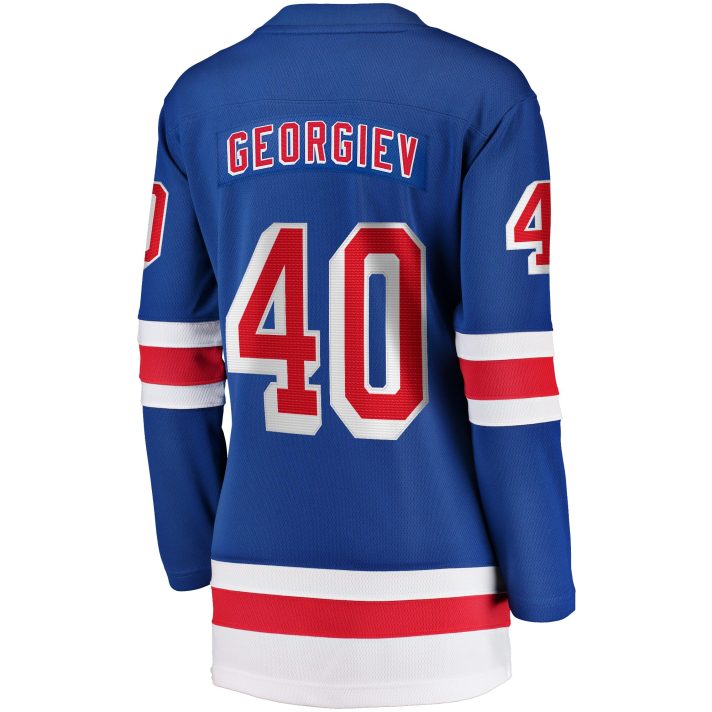 Alexandar Georgiev Home #40 Blue Women's Hockey Jersey