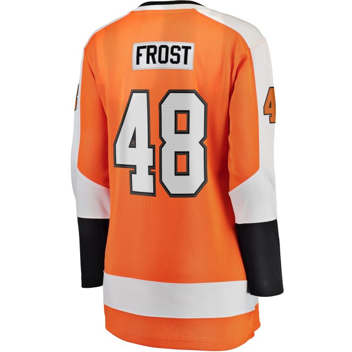 Morgan Frost Home #48 Orange Women's Hockey Jersey