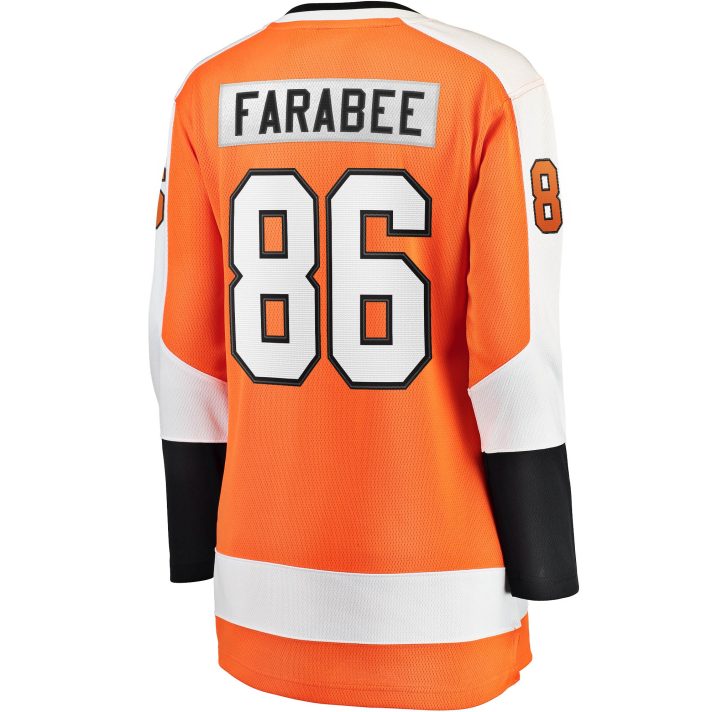 Joel Farabee Home #86 Orange Women's Hockey Jersey