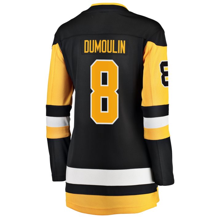 Brian Dumoulin Home #8 Black Women's Hockey Jersey