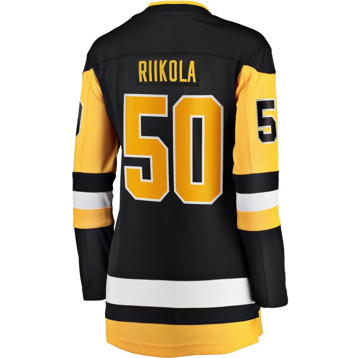 Juuso Riikola Home #50 Black Women's Hockey Jersey