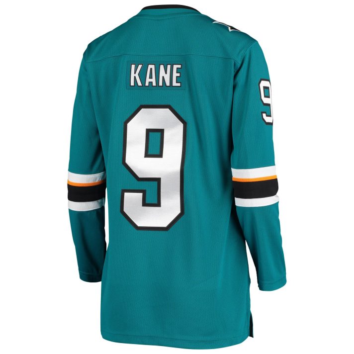 Evander Kane Home #9 Teal Women's Hockey Jersey