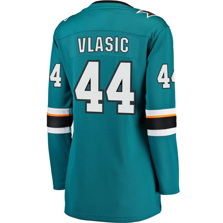 Womens Breakaway Home #44 Teal Women's Hockey Jersey