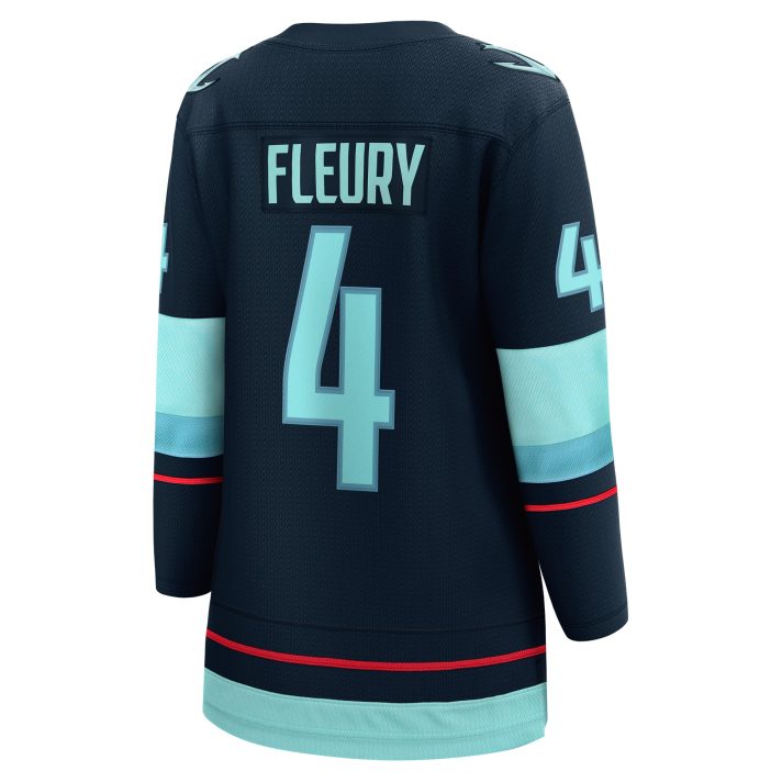 Haydn Fleury Home #4 Navy Women's Hockey Jersey