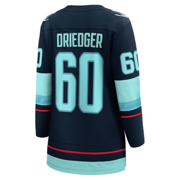 Chris Driedger Home #60 Navy Women's Hockey Jersey