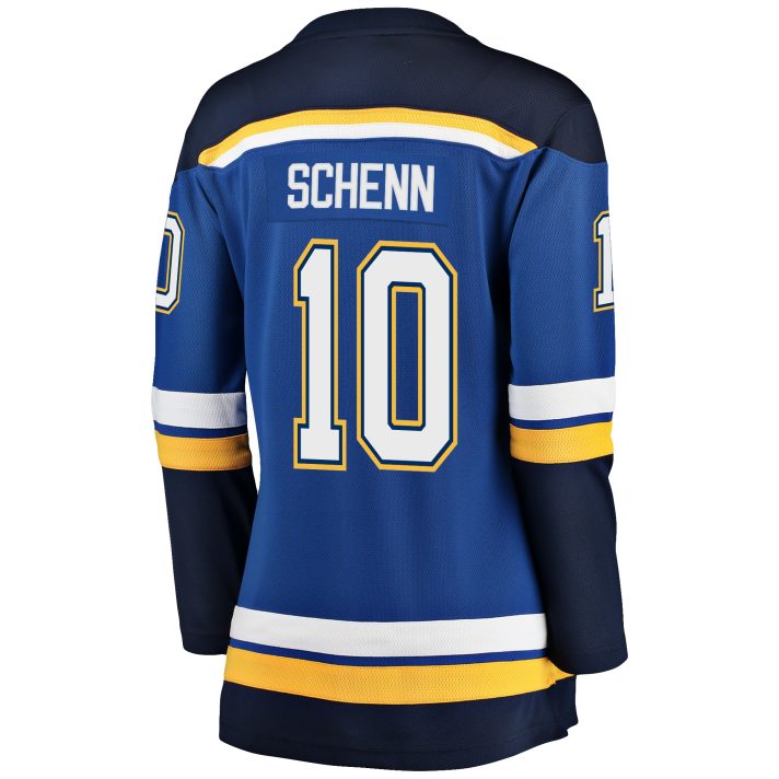 Brayden Schenn Home #10 Blue Women's Hockey Jersey