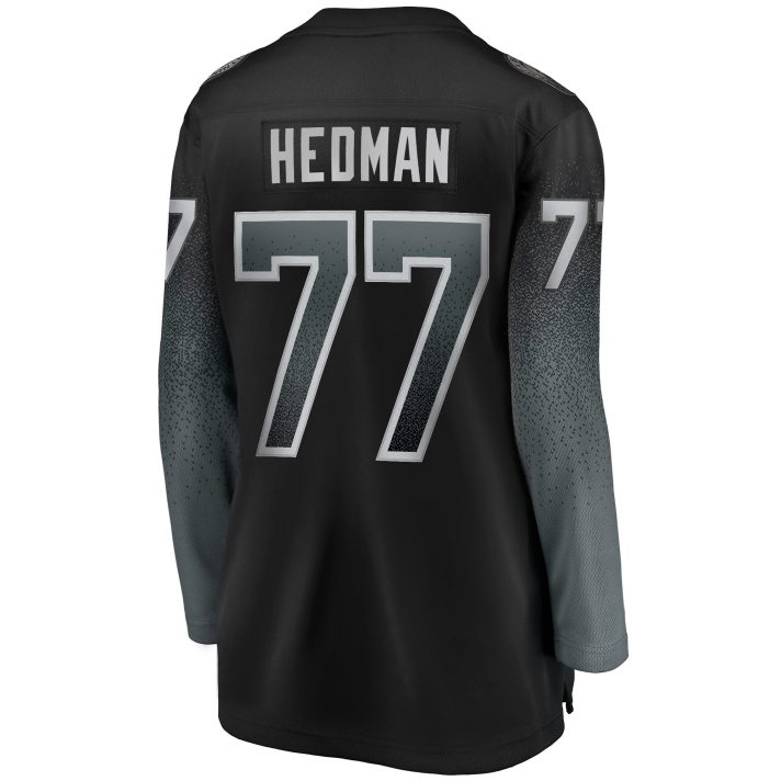 Victor Hedman Alternate #77 Black Women's Hockey Jersey