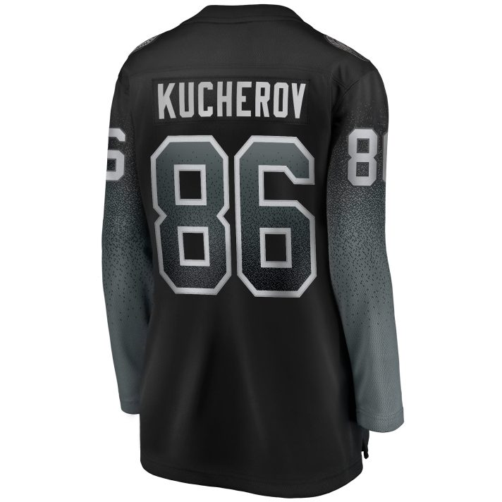 Nikita Kucherov Alternate #86 Black Women's Hockey Jersey