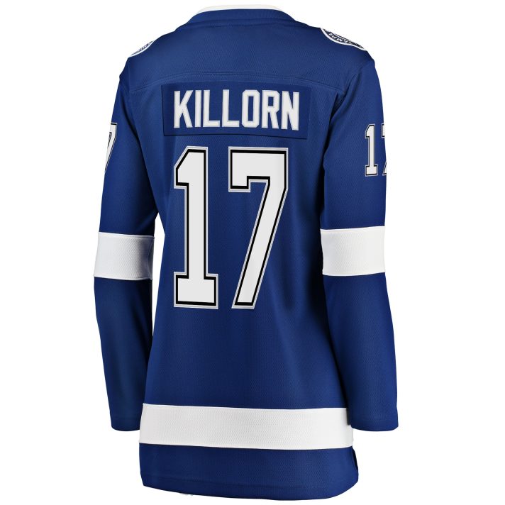 Alex Killorn Home #17 Blue Women's Hockey Jersey