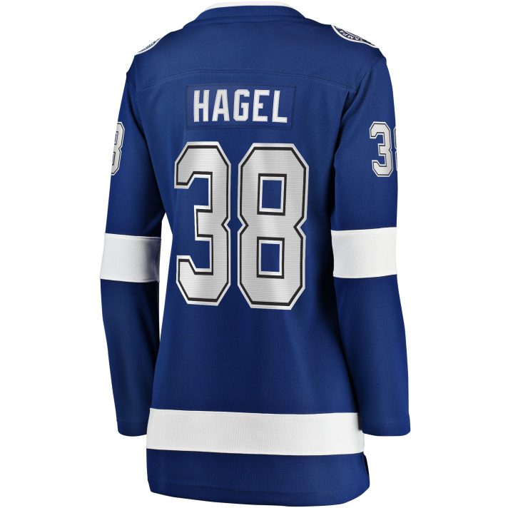 Brandon Hagel Home #38 Blue Women's Hockey Jersey