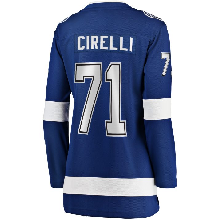 Anthony Cirelli Home #71 Blue Women's Hockey Jersey