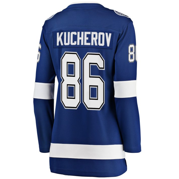 Nikita Kucherov Home #86 Blue Women's Hockey Jersey