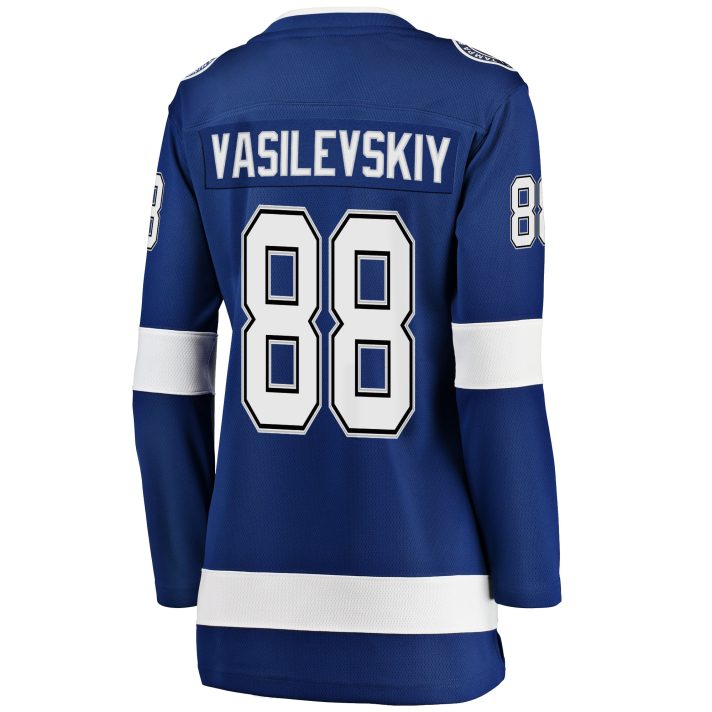 Andrei Vasilevskiy Home #88 Blue Women's Hockey Jersey