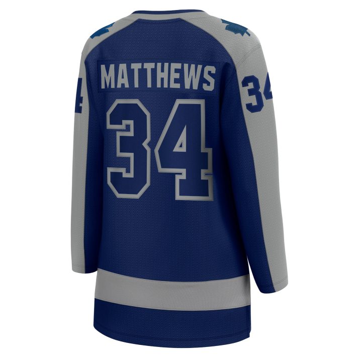 Auston Matthews Special Edition #34 Royal Women's Hockey Jersey